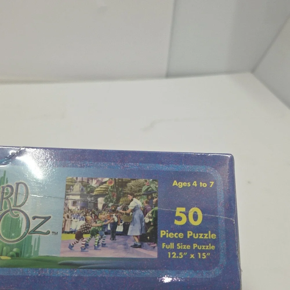 Wizard of Oz 50 Piece Puzzle Pressman Dorothy Munchkins‎ Sealed 2002 VTG 4345